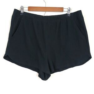 Old Navy Womens Large Black Shorts Sporty Casual Gym Wear Mom Running Breathable